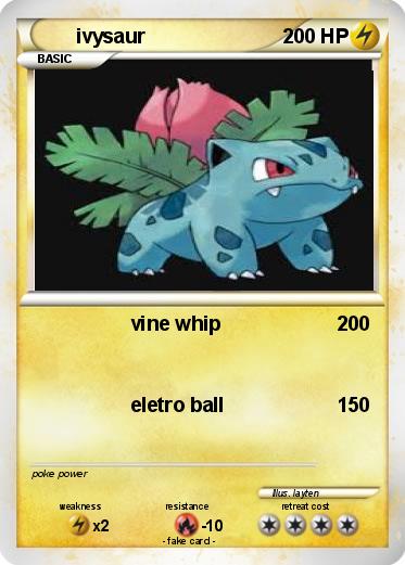 Pokemon ivysaur