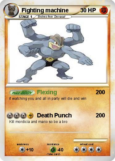 Pokemon Fighting machine