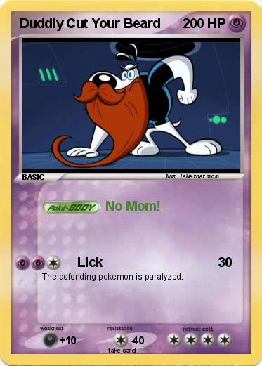 Pokemon Duddly Cut Your Beard