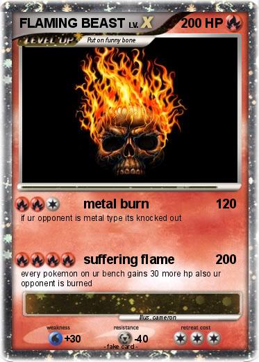 Pokemon FLAMING BEAST