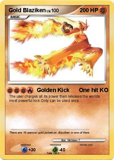 Pokemon Gold Blaziken