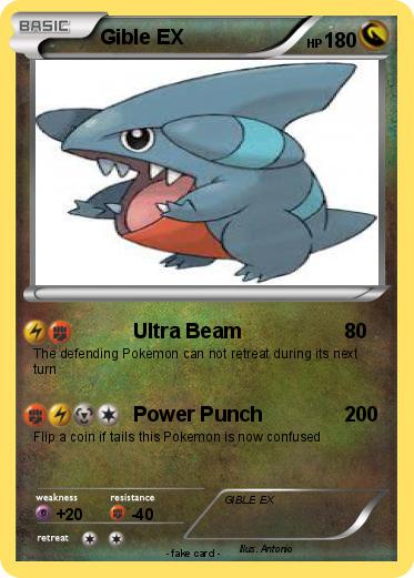 Pokemon Gible EX