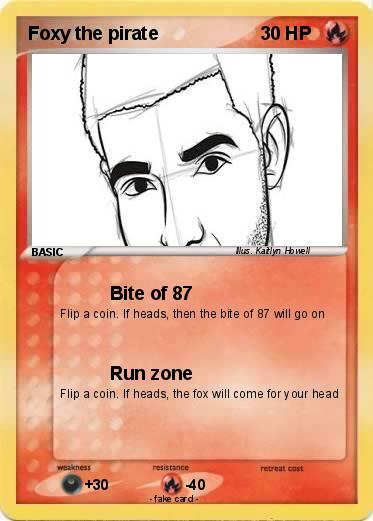 Pokemon Foxy the pirate