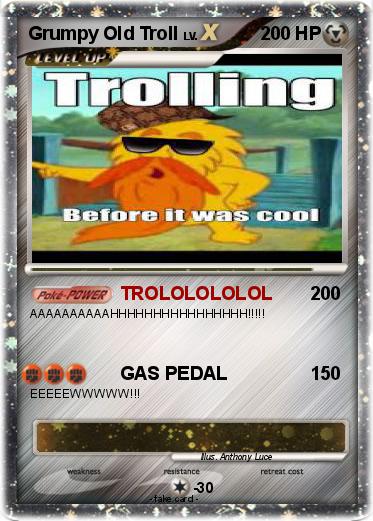 Pokemon Grumpy Old Troll