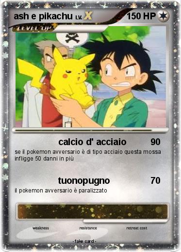 Pokemon ash e pikachu