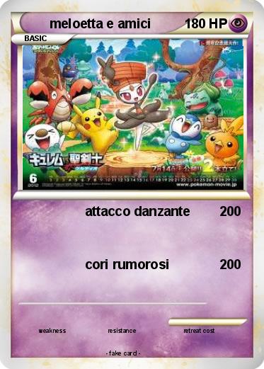 Pokemon meloetta e amici