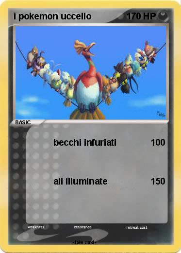 Pokemon i pokemon uccello