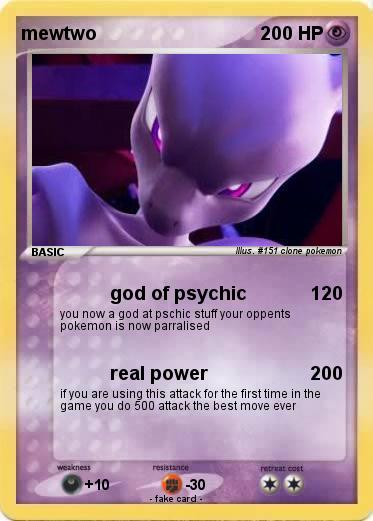 Pokemon mewtwo