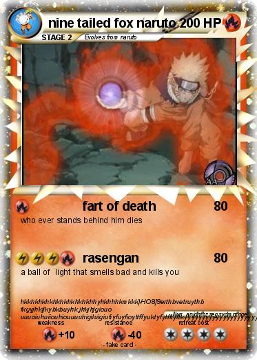 Pokemon nine tailed fox naruto