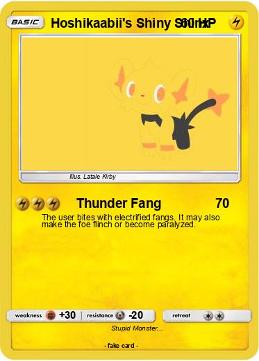 Pokemon Hoshikaabii's Shiny Shinx