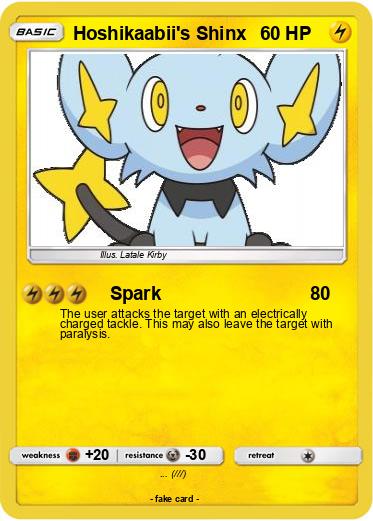 Pokemon Hoshikaabii's Shinx