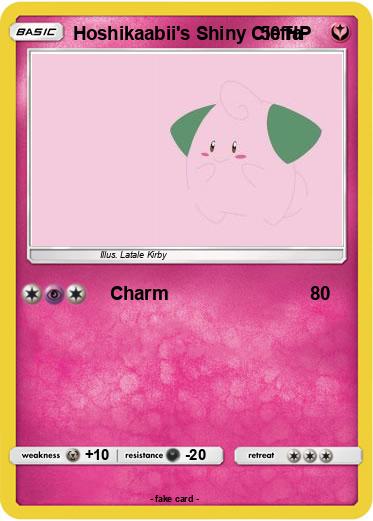 Pokemon Hoshikaabii's Shiny Cleffa