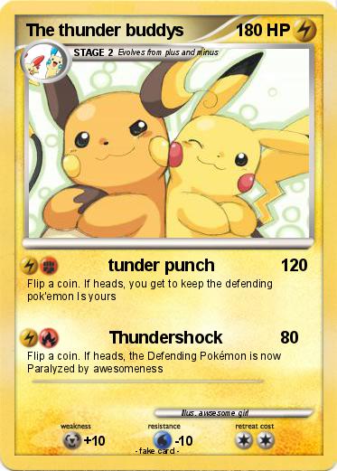 Pokemon The thunder buddys