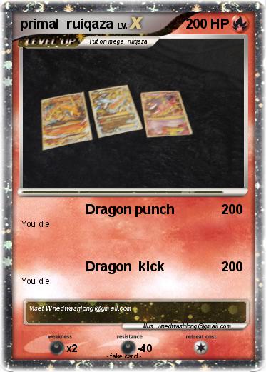 Pokemon primal  ruiqaza