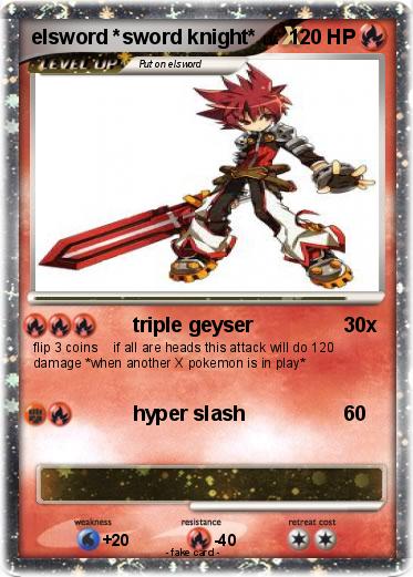 Pokemon elsword *sword knight*