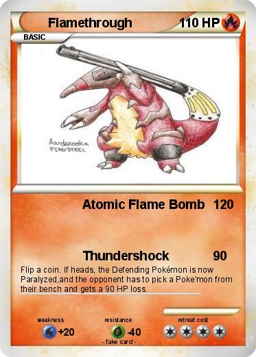 Pokemon Flamethrough