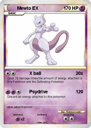 Pokemon Mewto EX