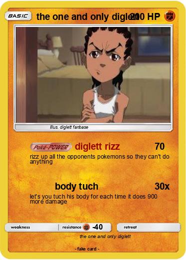 Pokemon the one and only diglett