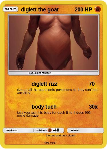 Pokemon diglett the goat