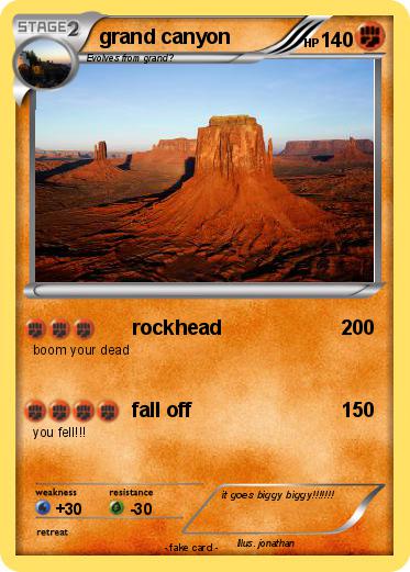 Pokemon grand canyon