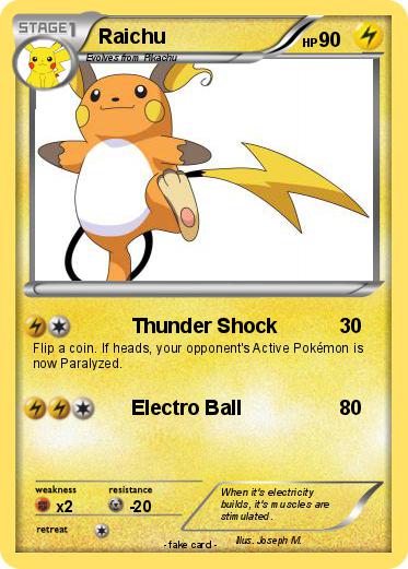 Pokemon Raichu
