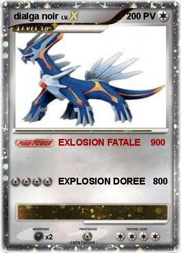 Pokemon dialga noir