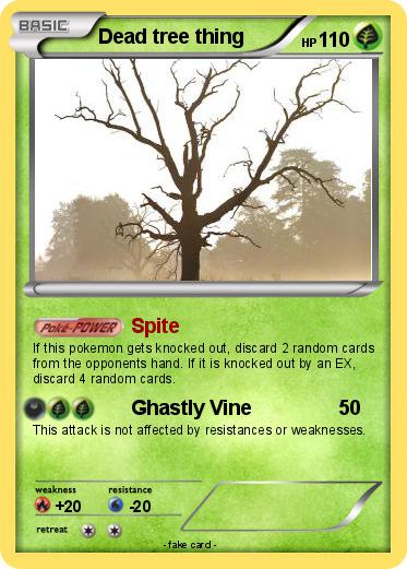 Pokemon Dead tree thing