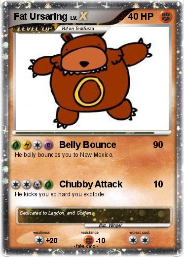 Pokemon Fat Ursaring