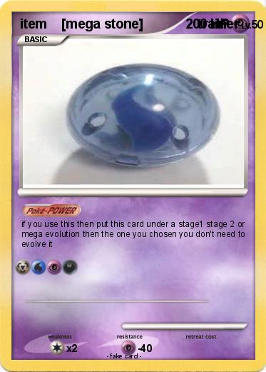Pokemon item    [mega stone]               trainer