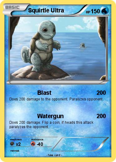 Pokemon Squirtle Ultra