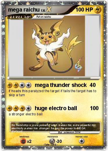 Pokemon mega raichu
