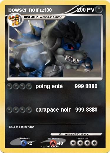 Pokemon bowser noir