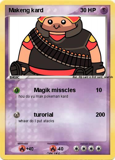 Pokemon Makeng kard