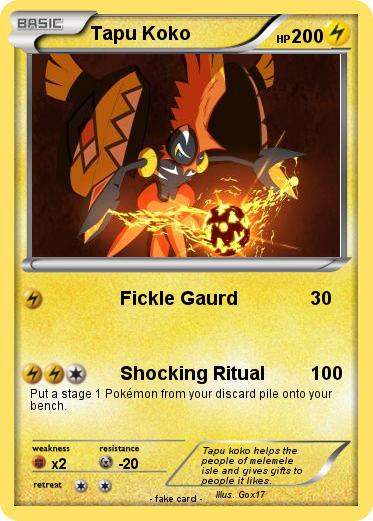 Pokemon Tapu Koko