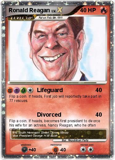 Pokemon Ronald Reagan