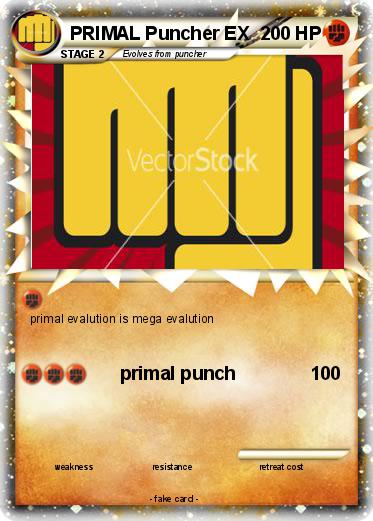 Pokemon PRIMAL Puncher EX