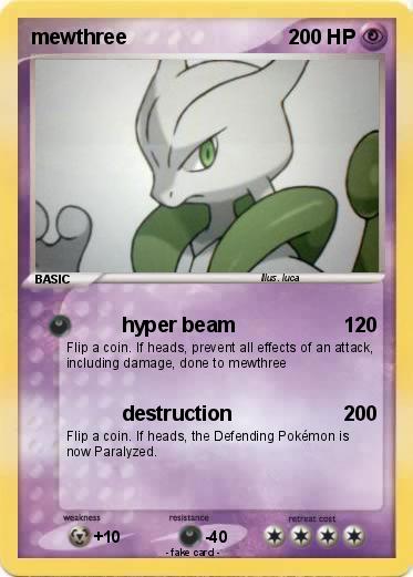 Pokemon mewthree