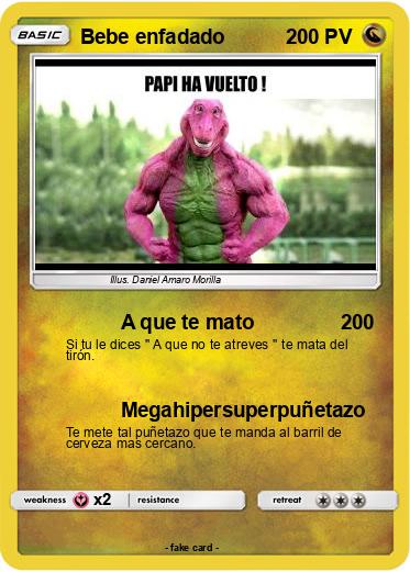 Pokemon Bebe enfadado