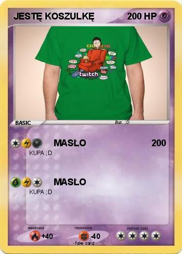 Pokemon JESTĘ KOSZULKĘ