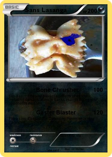 Pokemon Sans Lasanga