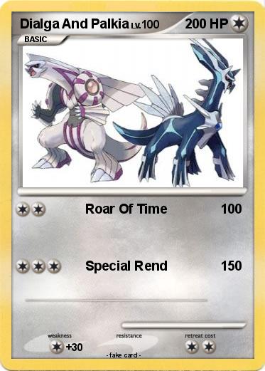 Pokemon Dialga And Palkia