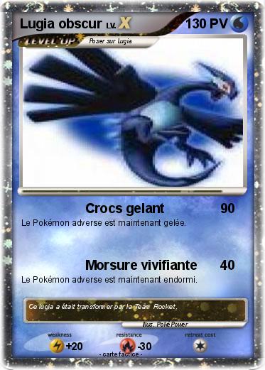 Pokemon Lugia obscur
