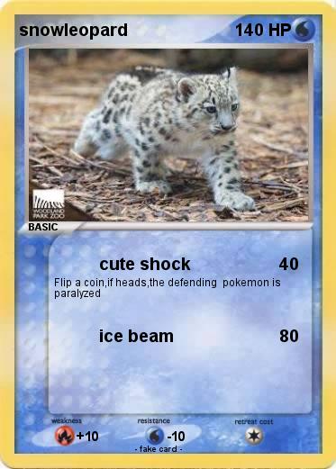 Pokemon snowleopard