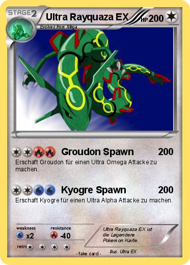 Pokemon Ultra Rayquaza EX