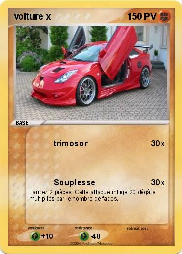Pokemon voiture x