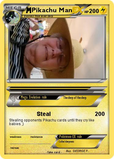 Pokemon Pikachu Man