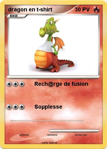 Pokemon dragon en t-shirt