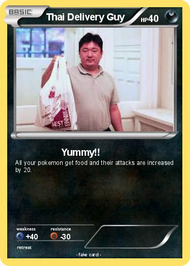 Pokemon Thai Delivery Guy
