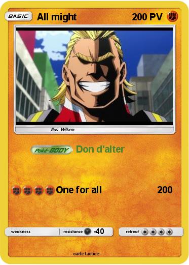 Pokemon All might