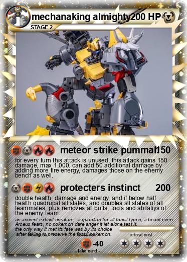 Pokemon mechanaking almighty